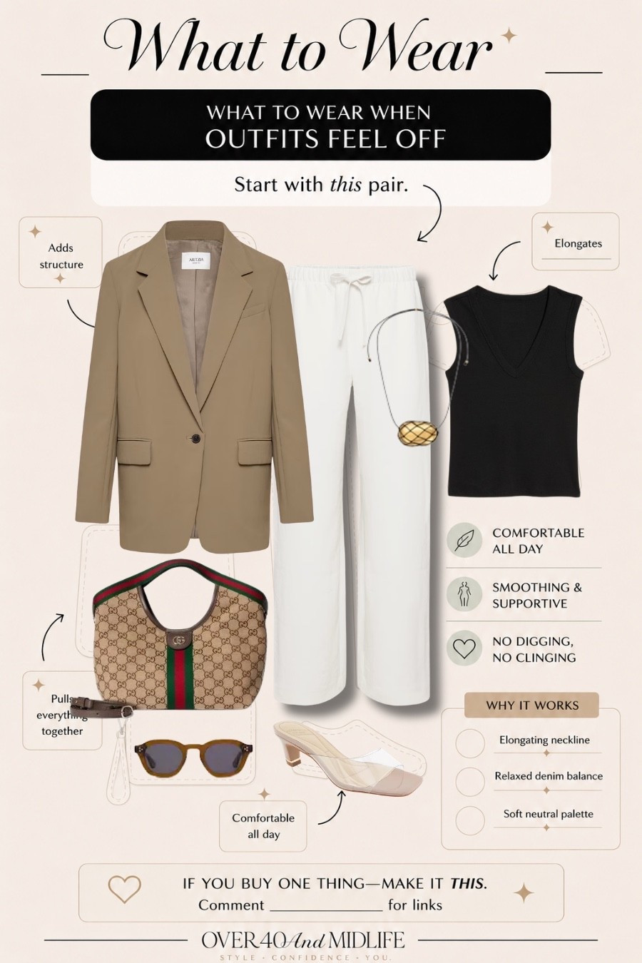 ✨Tap the bell, save and ❤️ for over 40 fashion, midlife style, midsize fashion and luxury looks for less. 

What to wear graduation that is not a dress.

👑"Helping you look good, feel good!" - Lindsey Denver