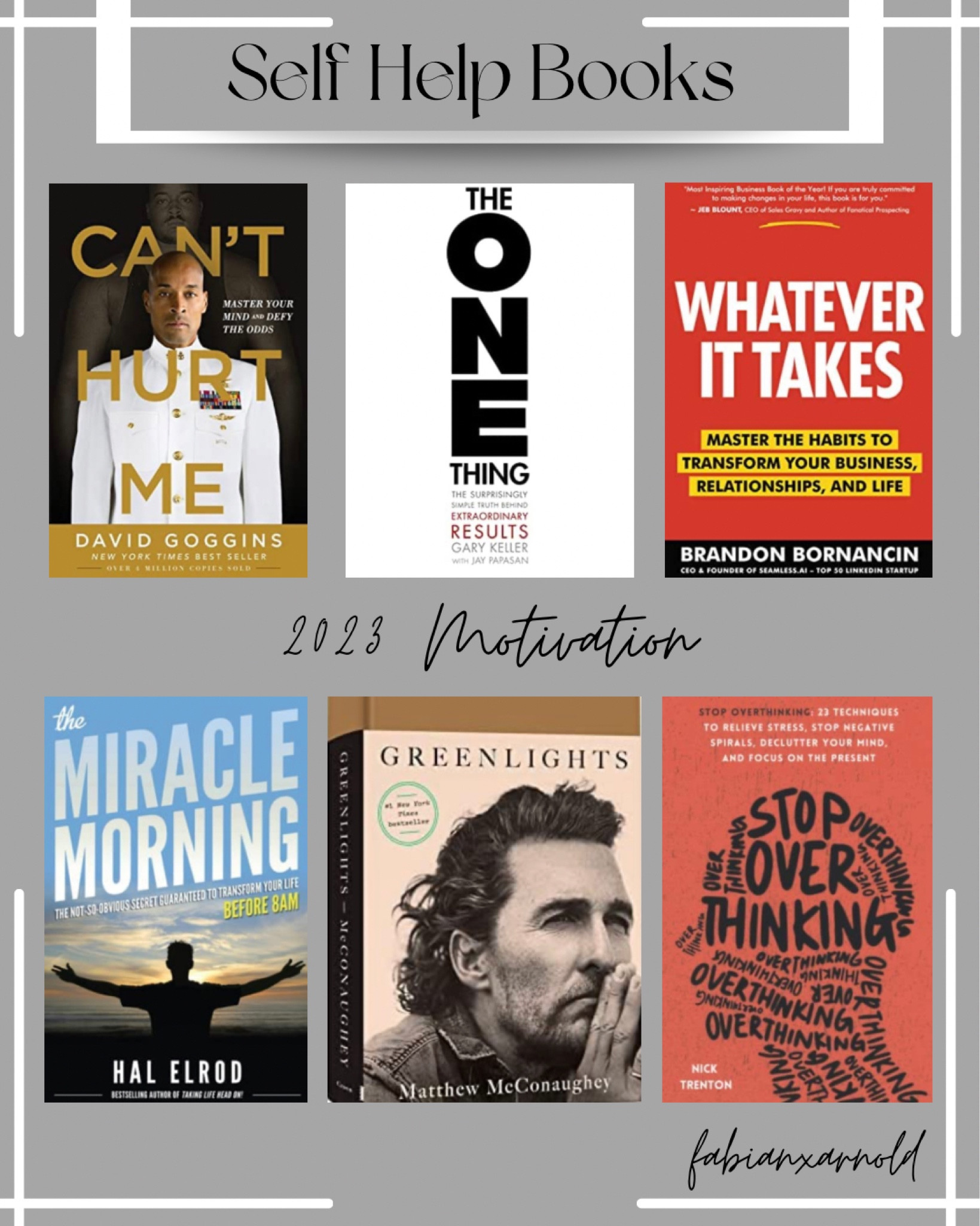 Motivational/Self Help Books • Books for 2023 • Amazon Reads • Books for the mind 
#LTKbooks #LTKmotivation 

#LTKunder50 #LTKhome #LTKFind