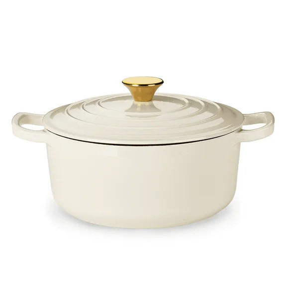 Carote 4.5QT Enamel Cast Iron Dutch Oven, 9.5 Inch Round Soup Pot with Lid, Induction Compatible,... | Walmart (US)
