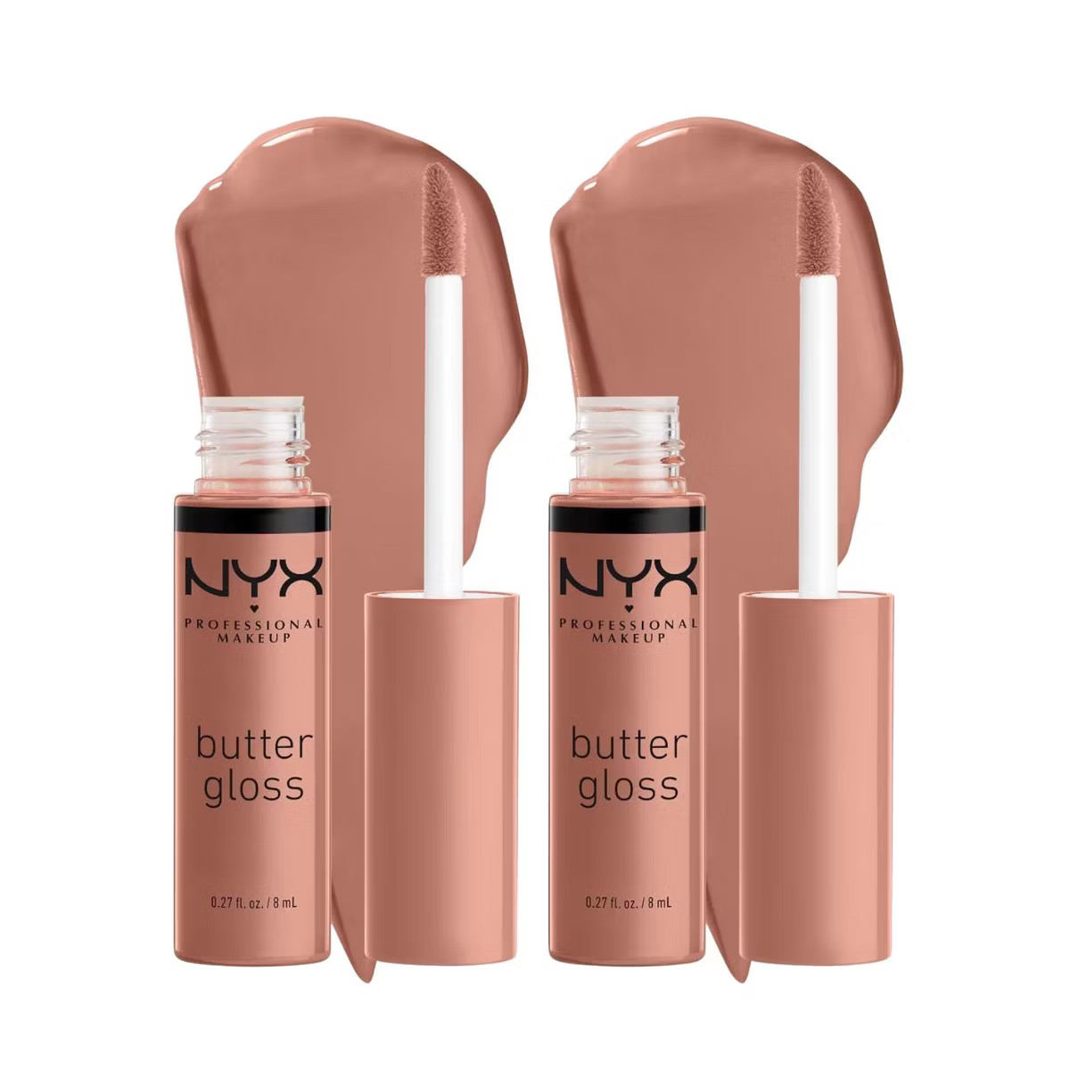 NYX PROFESSIONAL MAKEUP Butter Gloss (14 Madeleine | Mid-Tone Nude) Non-Sticky Lip Gloss | Smooth... | Target