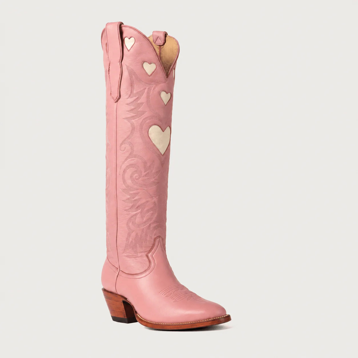 The Heart Boot Pink and Bone | CITY Boots