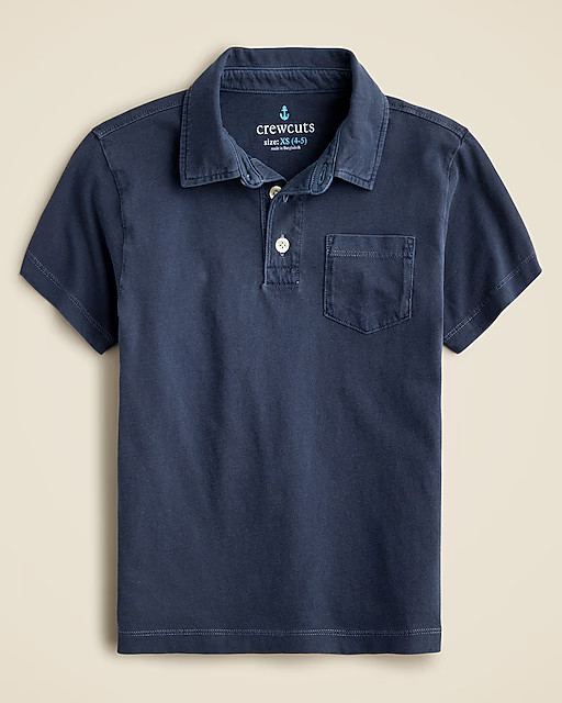 Kids' new short-sleeve garment-dyed polo shirt | J. Crew US