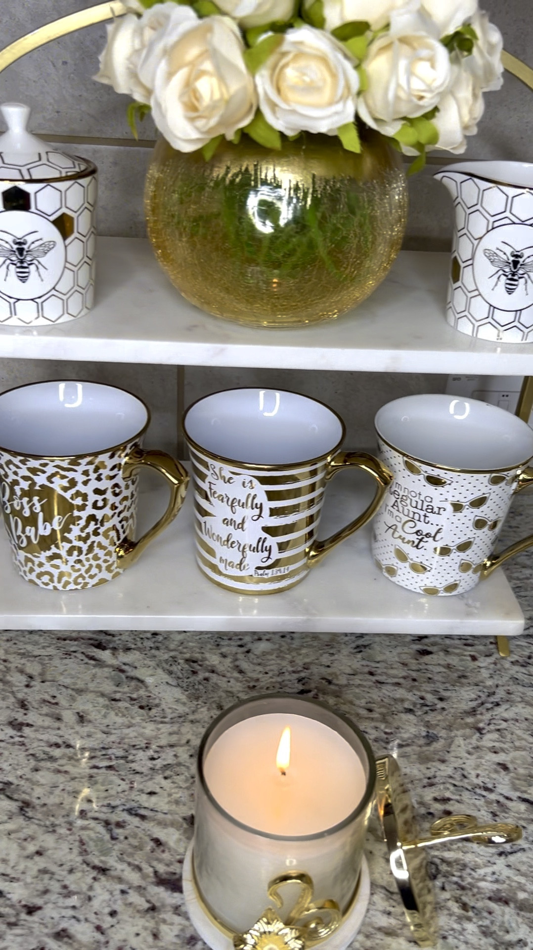 Coffee Bar ☕️. 
I am loving my beautiful curated coffee station. My mugs are from Burlington, but I have linked similar ones below ⬇️. 

#LTKfindsunder100 #LTKxMadewell #LTKVideo