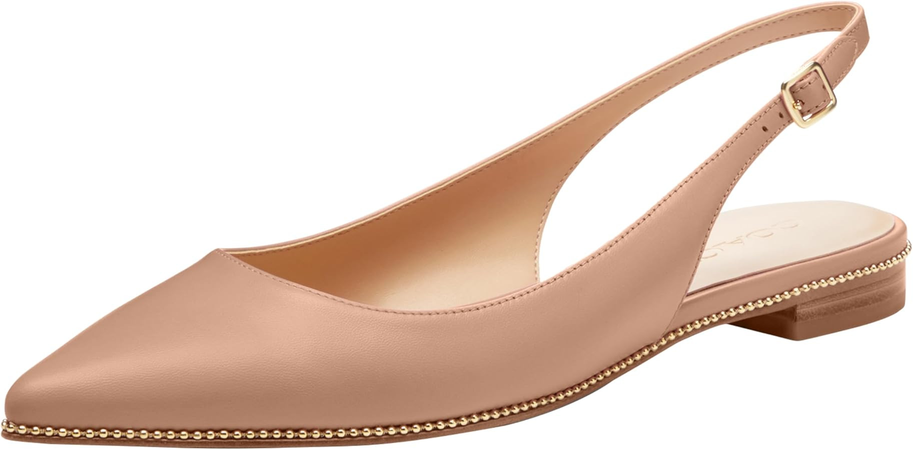 COACH Claire Leather Skimmer | Amazon (US)