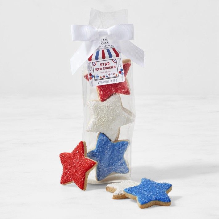 Williams Sonoma Red, White & Blue Star Iced Cookies | Williams-Sonoma