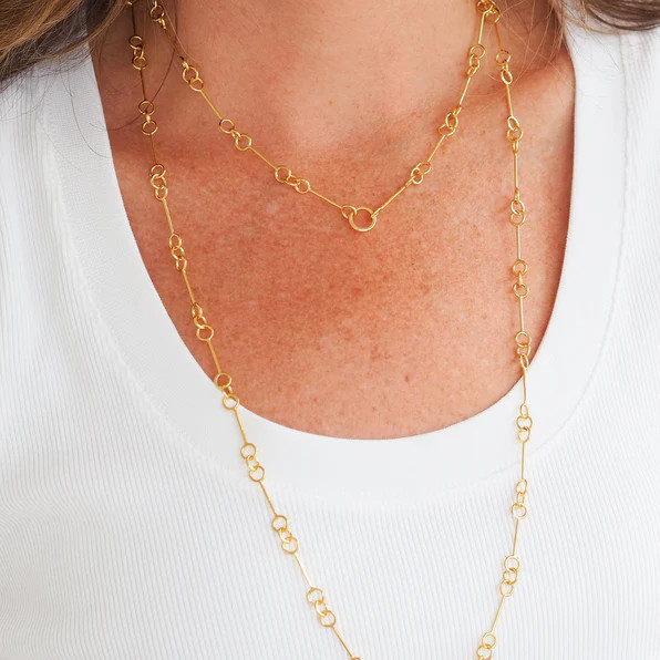 Wishbone Chain - 16 Inches | Goldbug Collection