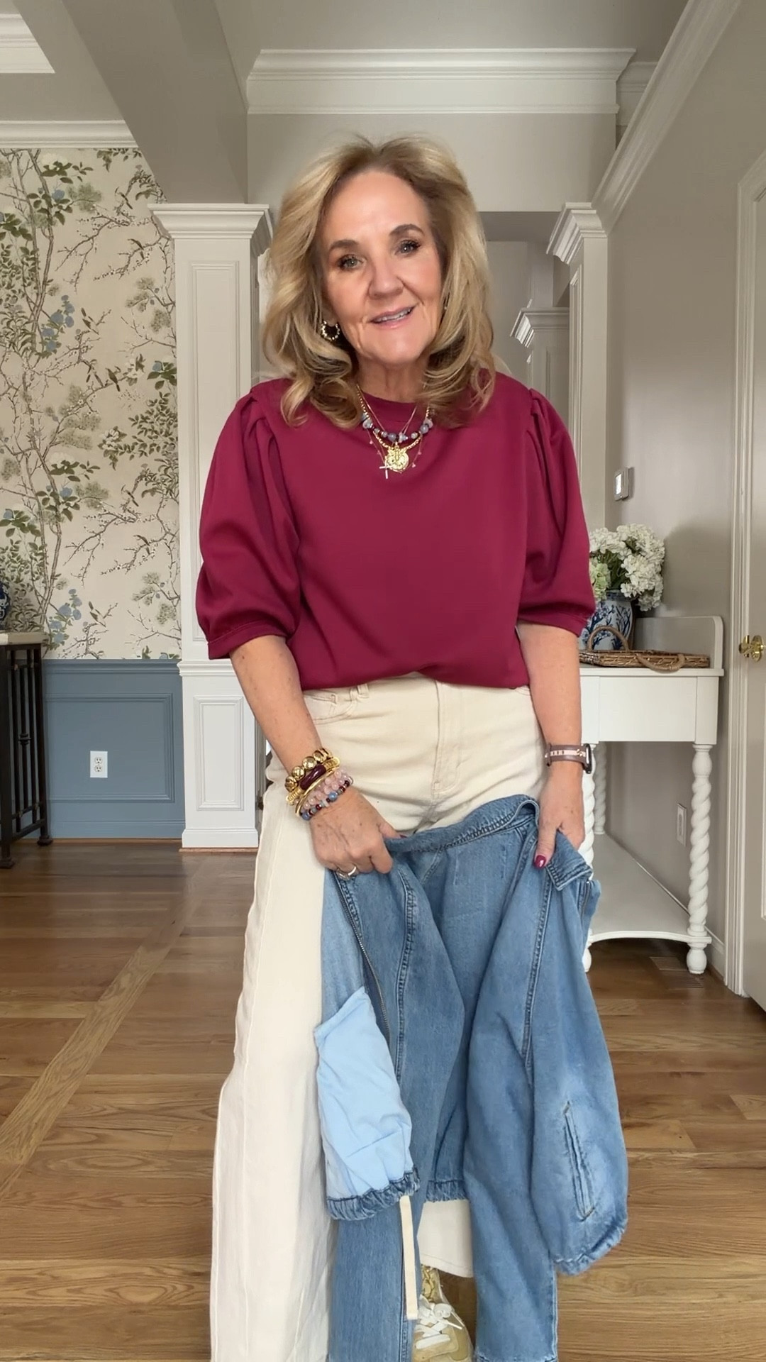 Walmart finds! Some are selling fast and I’m linking some other options.
I am wearing my regular size and all with the exception of the denim. I did size down.

And don’t miss the other things I linked they arrived right before I left, and I didn’t have time to include in this video  

Spring outfits, spring transition, off-white barrel, jeans, affordable fashion, pink blouse, navy dress, denim jacket

#LTKdayinmylife #LTKPetite #LTKOver40