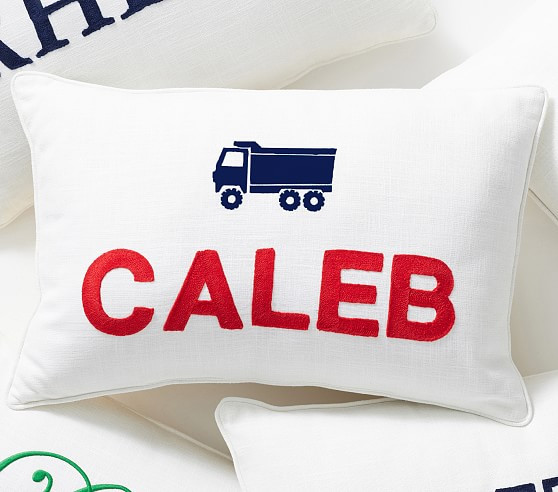 Truck Personalized Pillow Cover | Pottery Barn Kids