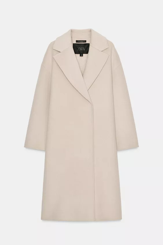 OVERSIZED WOOL BLEND SCARF COAT ZW COLLECTION | Zara US