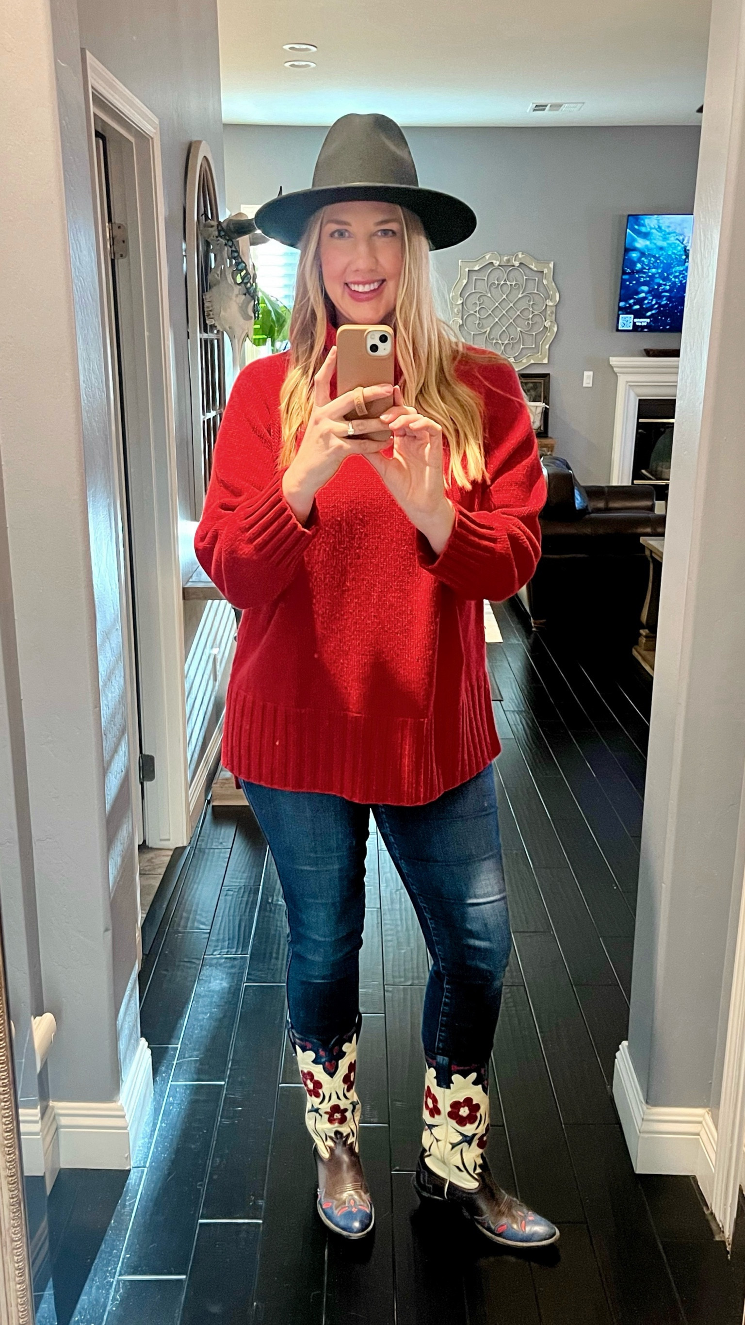 Casual Galentines Valentine’s Day Date Night Outfit

rise + SHINE
Southworth Design

#turtleneck #redturtleneck #retrocowboyboots #cowboyboots #western #cowboyhat #fedorahat #flowerboots

#LTKMostLoved #LTKover40 #LTKparties