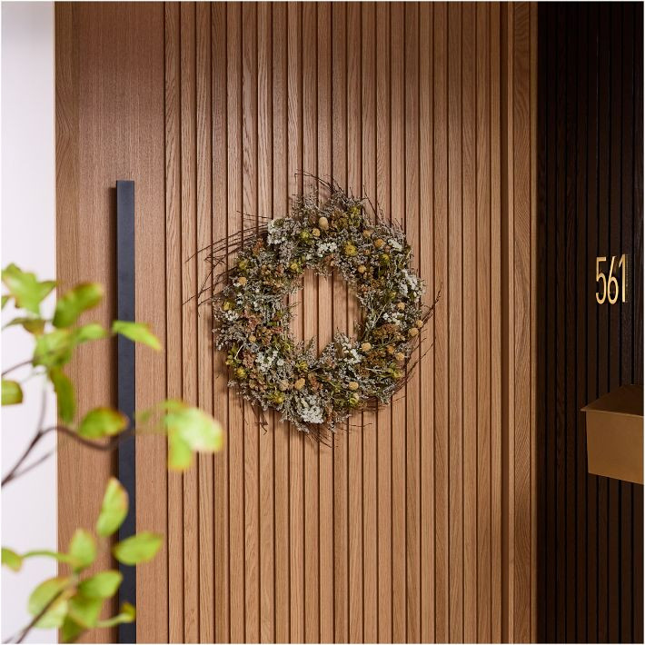 Dried White Twig Wreath | West Elm (US)