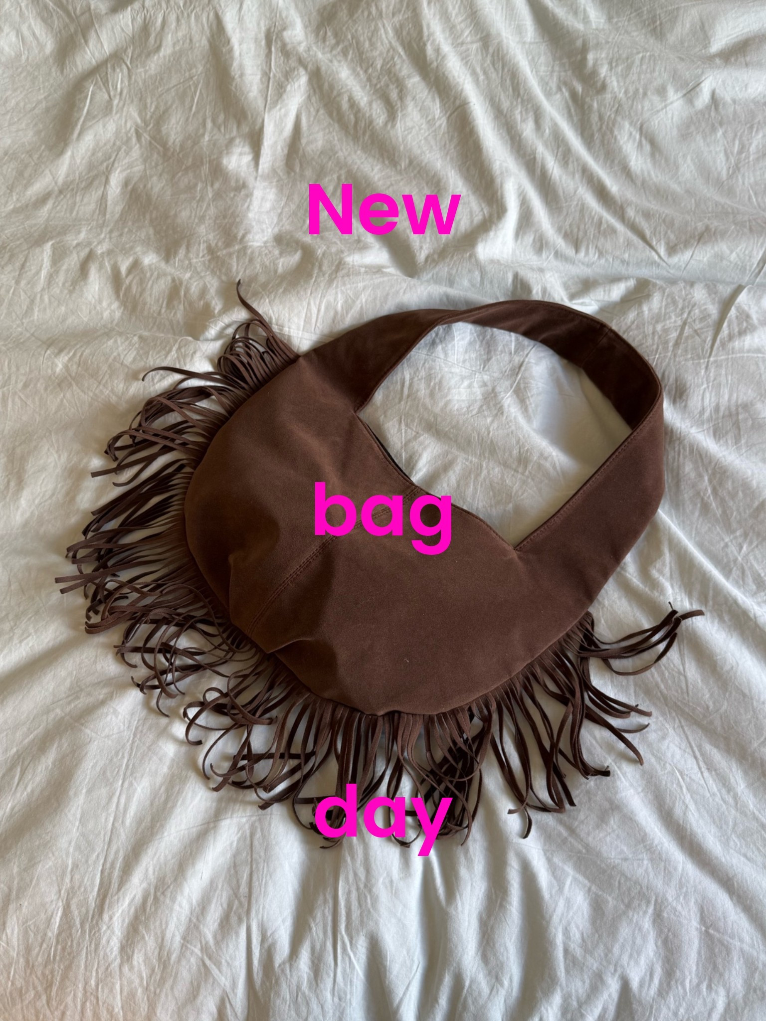Brown suede tassle bag⭐️🤎

#LTKfestival #LTKuk