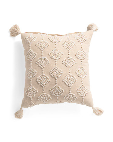 20x20 Embroidered Pillow | TJ Maxx
