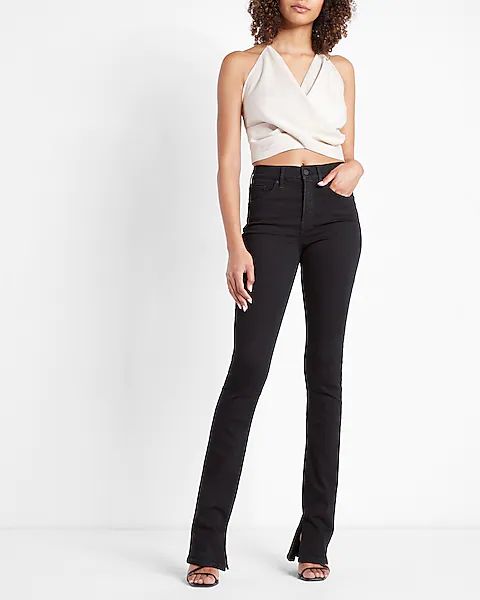 Mid Rise Black Skyscraper Jeans | Express