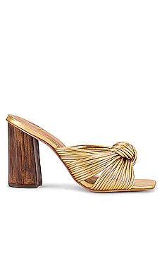 House of Harlow 1960 x REVOLVE Multi Strap Knotted Sandal in Gold from Revolve.com | Revolve Clothing (Global)