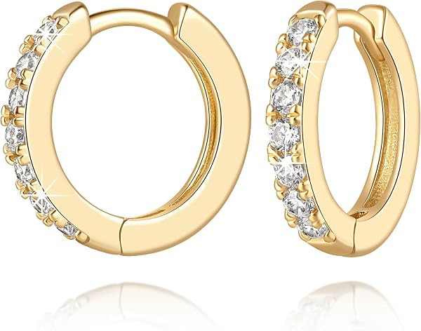 14K Gold Hoop Earrings for Women 14K Gold Earrings for Women | Amazon (US)