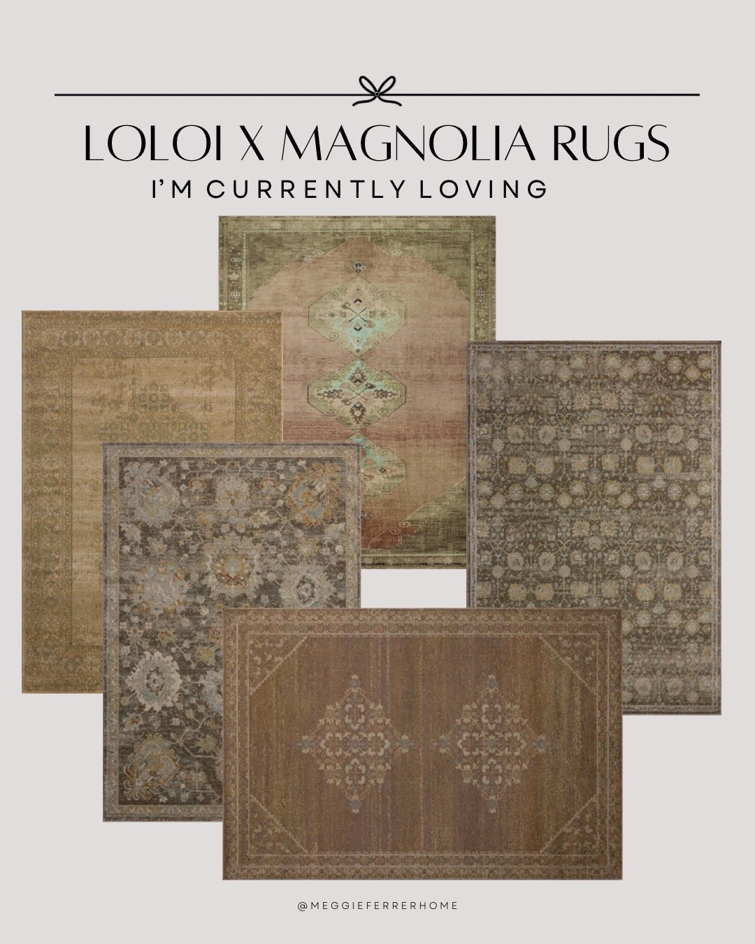 Rugs are hands down my favorite way to instantly transform a space and these Loloi x Magnolia rugs are the ones I’m currently loving. The vintage-inspired patterns, earthy tones, and cozy textures give that designer look for less without the splurge. Perfect for layering in bedrooms, living rooms, or even entryways to ground the whole space.

#LoloiRugs #MagnoliaRugs #LoloiPartner #RugStyling #AreaRugDecor #LivingRoomInspo #BedroomRug #OrganicModernHome #DesignerLookForLess #CozyLayeredHome

#LTKStyleTip #LTKHome #LTKSaleAlert