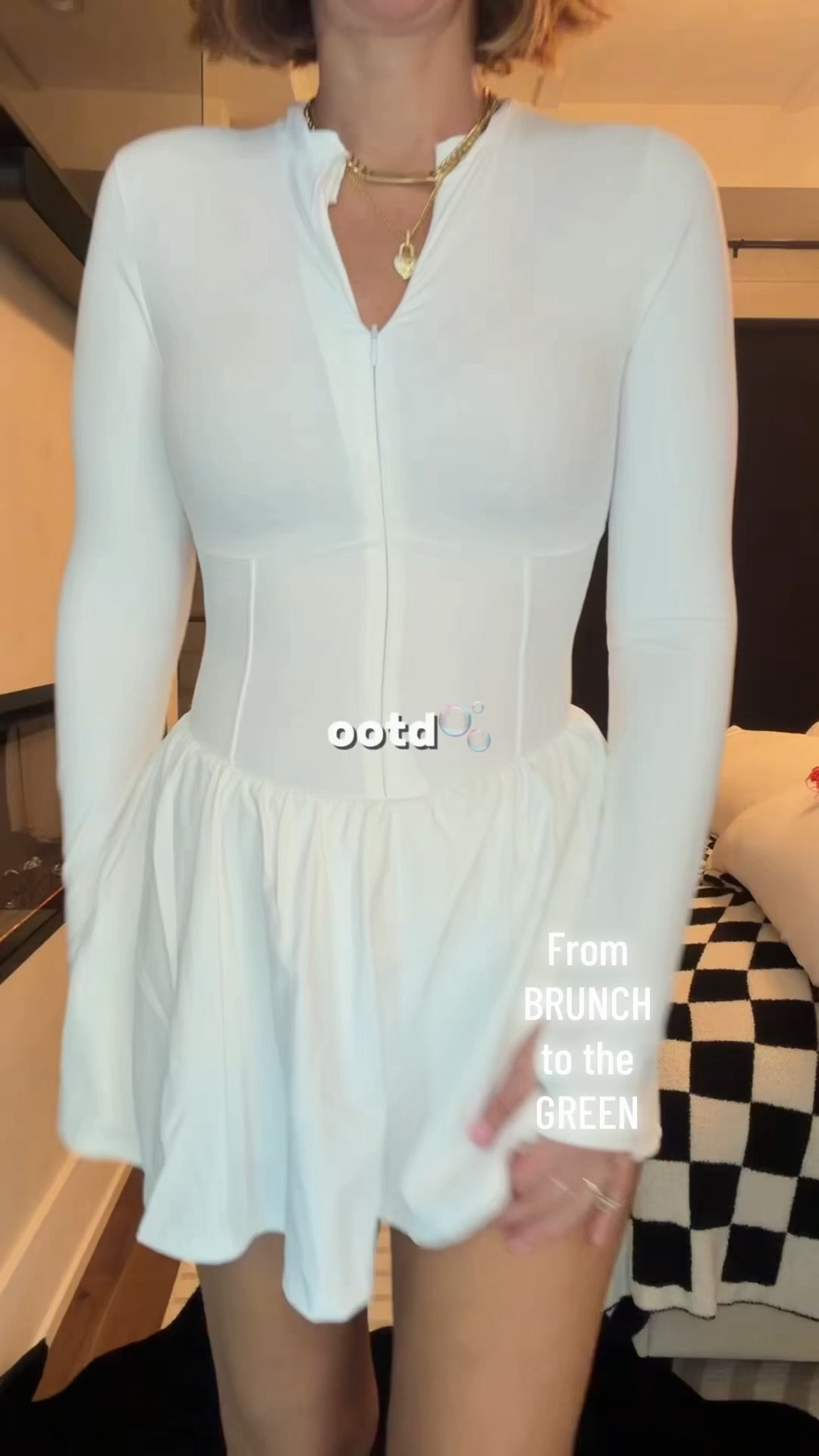 ✨From brunch to the green this dress is so comfy and cute. Comes with built in shorts. Stretchy. Multiple colors. Dress it up or down. I am loving the long sleeves and the zip up.

#dressinspo #golfdress #brunchoutfit #minidresses #girlsbrunch

#LTKgrwm #LTKootd #LTKMothersDay

#LTKMothersDay #LTKgrwm #LTKootd