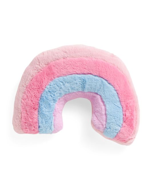 Rainbow Squish Pillow | TJ Maxx