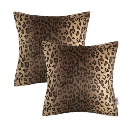 nipocaio 18x18 Inch Wild Animal Leopard Skin Soft Throw Pillow Covers 2 Pcs Cushion Cover For Kid... | Walmart (CA)