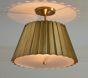 Chris Loves Julia Metal Pleated Semi Flush Mount (16") | Pottery Barn Kids