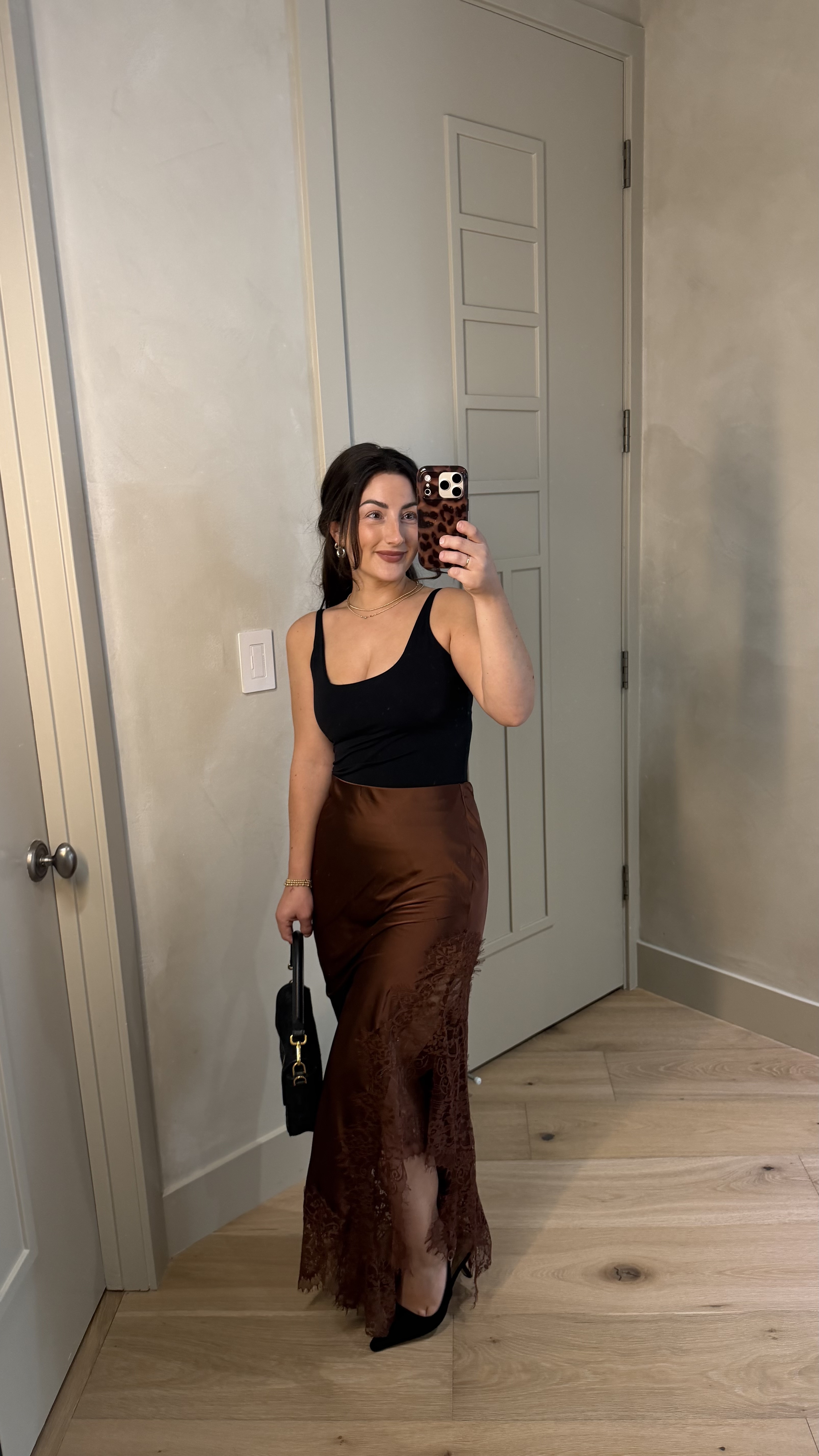 Gorgeous skirt with lace detail! Skirt size xs, Top with built in bra size small (5'0" 135lbs)

#LTKootd #LTKPetite #LTKdayinmylife