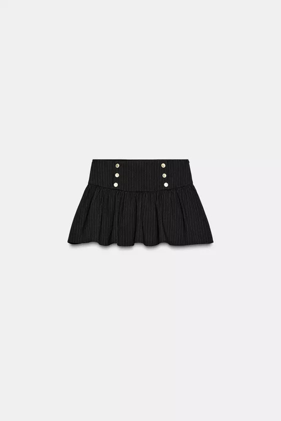 BUTTON SKORT | Zara US