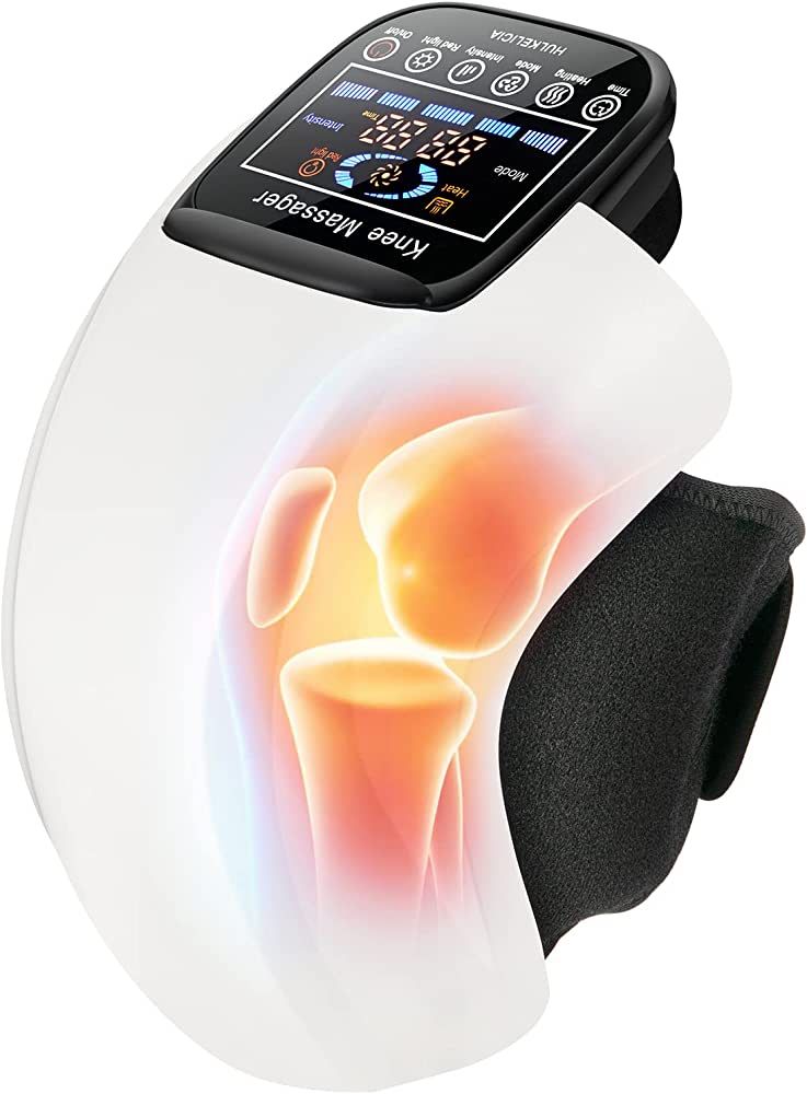 HULKELICIA Knee Massager, Cordless Massager with Heat and Compression LED Screen Wearable Infrare... | Amazon (US)