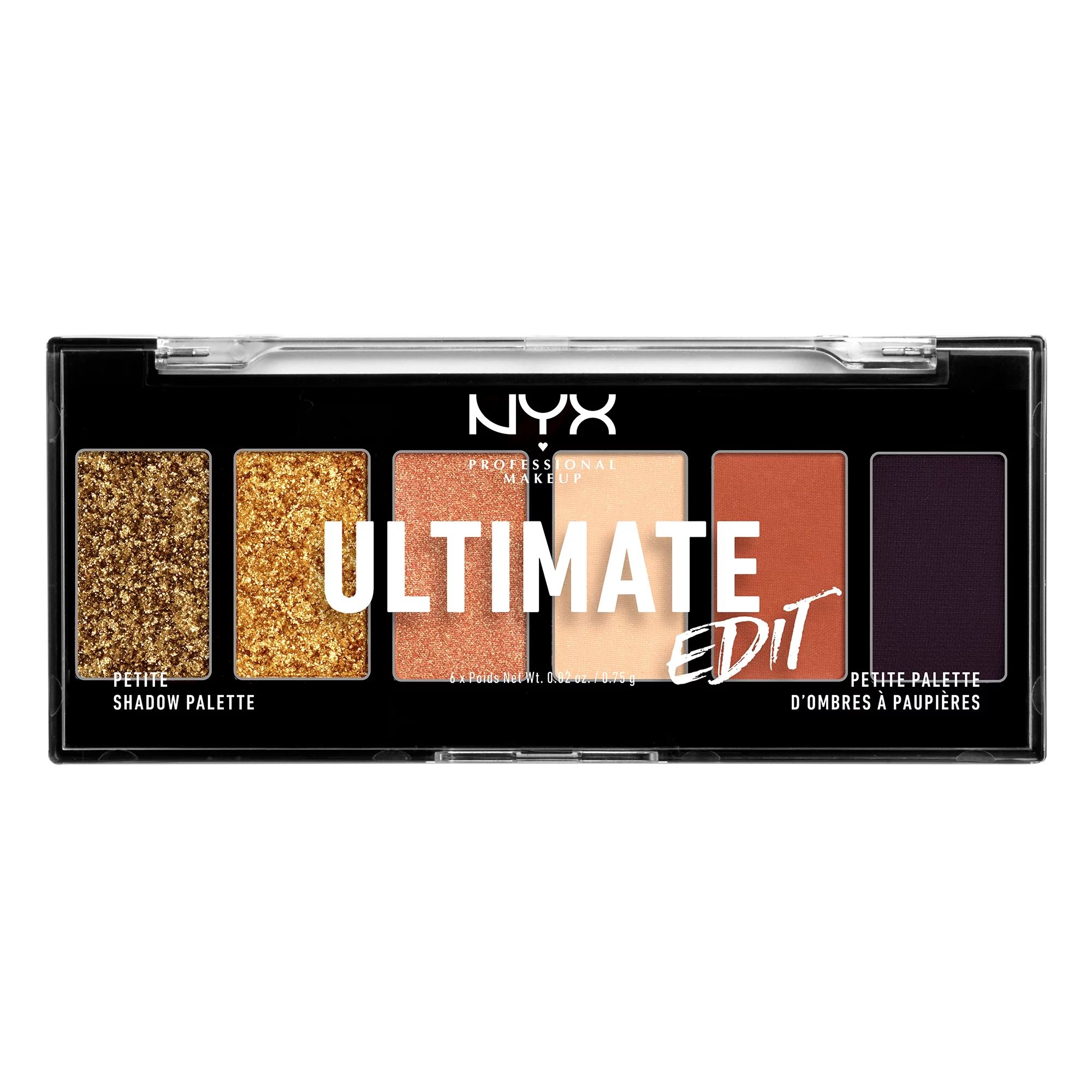 NYX Professional Makeup Ultimate Edit Petite Shadow Palette, Utopia | Walmart (US)