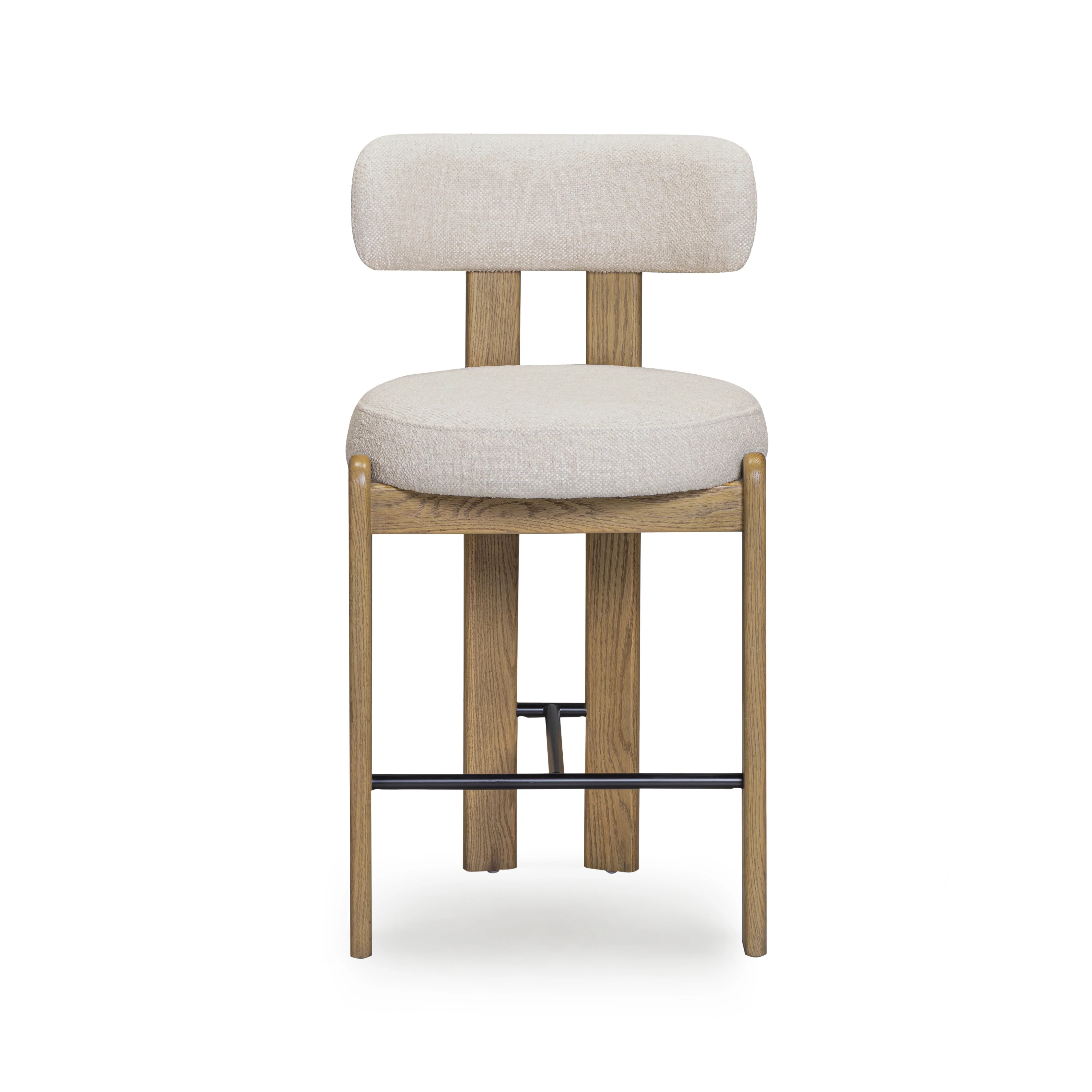 Odessa Cream Performance Fabric Counter Stool | TOV Furniture