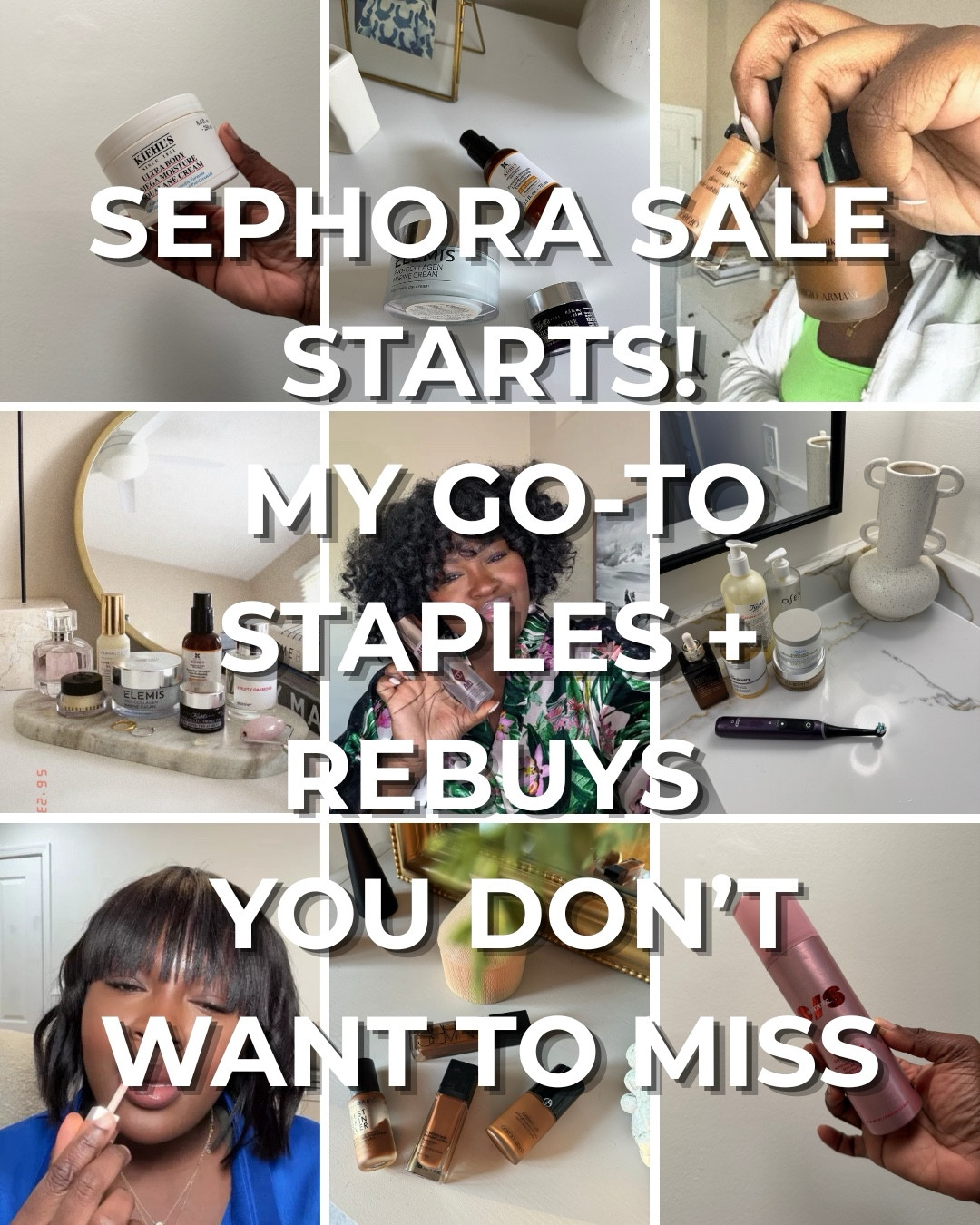 These Sephora picks are tried-and-true staples that actually deliver results. From skincare that keeps your skin looking healthy to makeup that enhances your natural features. The sale makes it the perfect time to restock your favorites or finally try the ones you’ve been eyeing without paying full price. #sephorasale #sephorafinds #beautystaples #makeupmusthaves #skincareroutine #ltkbeauty #beautyfavorites #glowingskin #makeuproutine #sephorahaul

#LTKmomlife #LTKSaleAlert #LTKBeauty