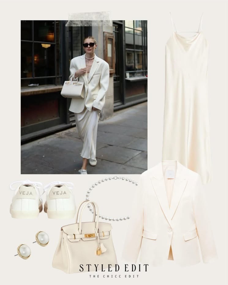 Shop the look 🤍

#outfit #ootd #dress #sneakers #jewelry dupe bag pearl necklace earrings blazer skirt silk sunglasses 

#LTKshoecrush #LTKstyletip #LTKitbag
