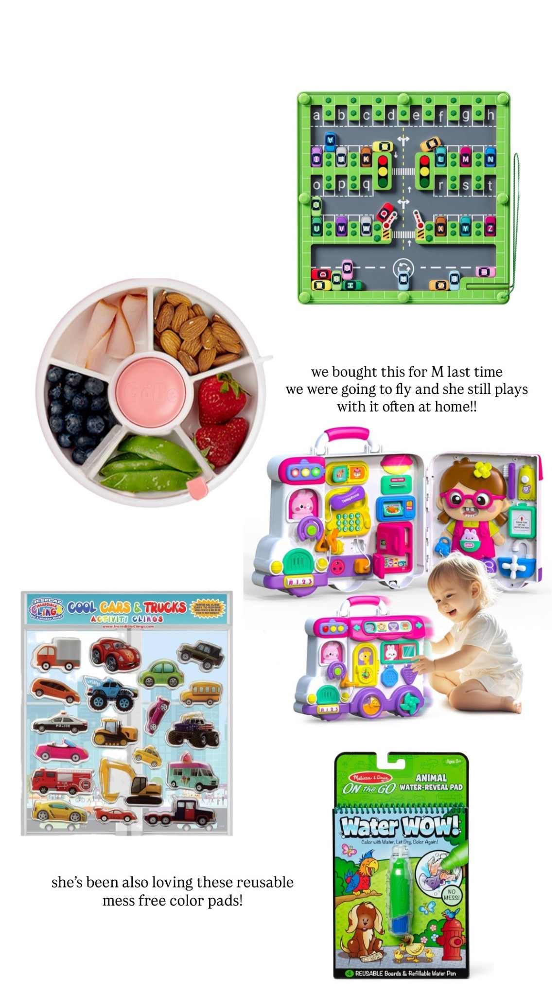 Toddler travel toys