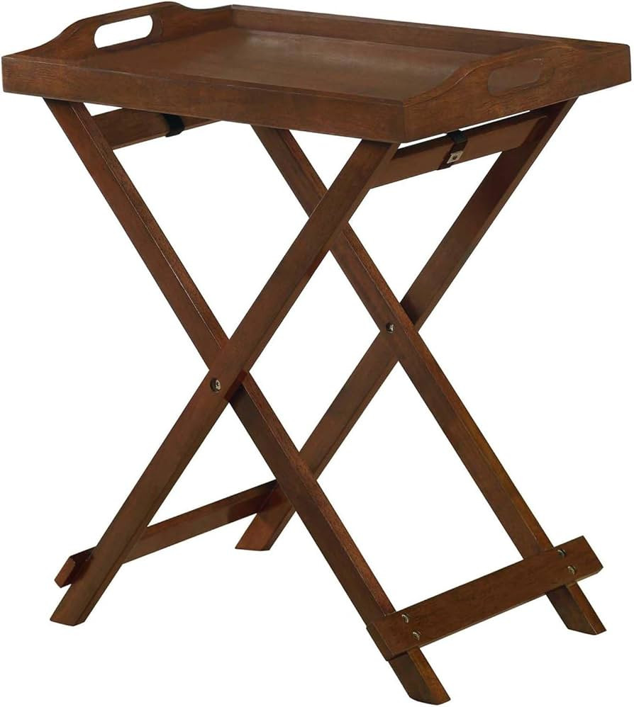 Convenience Concepts Designs2Go Folding Tray Table, Espresso | Amazon (US)