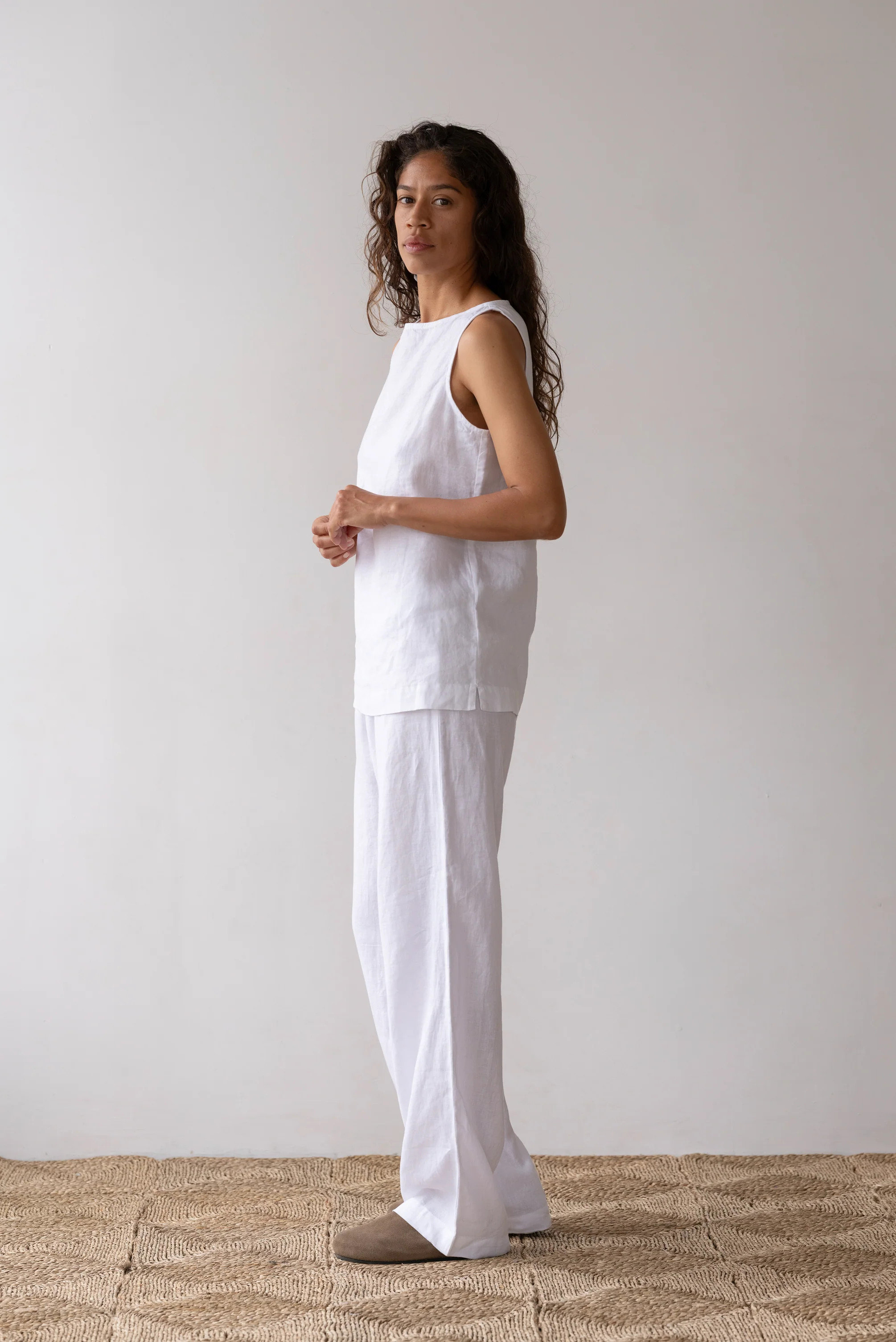 The Linen Simple Pant | DONNI.