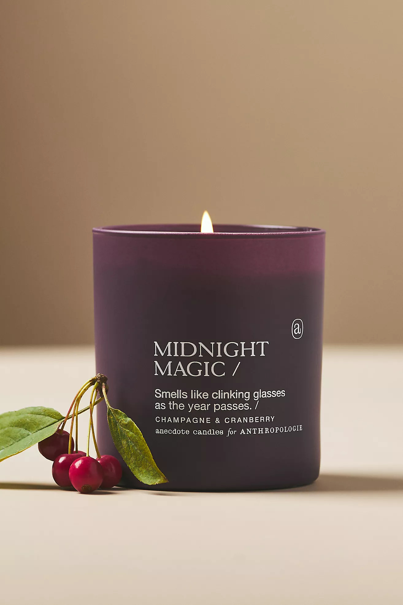 Anecdote Midnight Magic Glass Candle | Anthropologie (US)