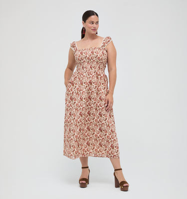 The Harper Nap Dress -  Meadowbrook Floral Meadowbrook Floral / XXXS | Hill House Home US