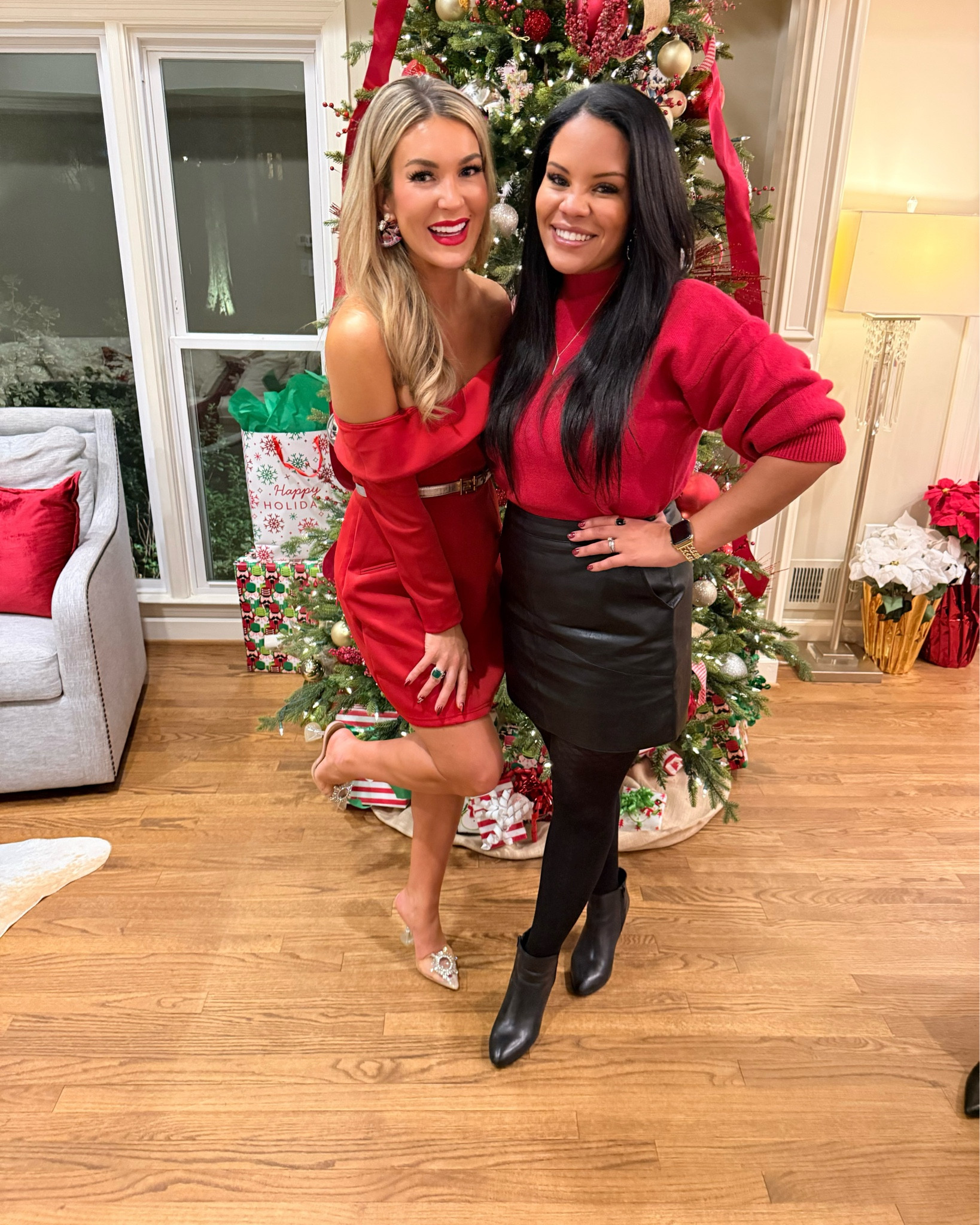 The prettiest red off the shoulder dress I’m wearing a size small and it fit true to size for reference. I am 5‘4“ tall and 125 pounds. I added a designer belt to make the dress more festive.

#RedDress #ChristmasDress #ValentinesDress #DressForValentine’sDay #OffTheShoulderDress #CocktailDress #OffTheShoulderRedDress #AmazonDressDresses

#LTKootd #LTKFindsUnder50 #LTKOver40