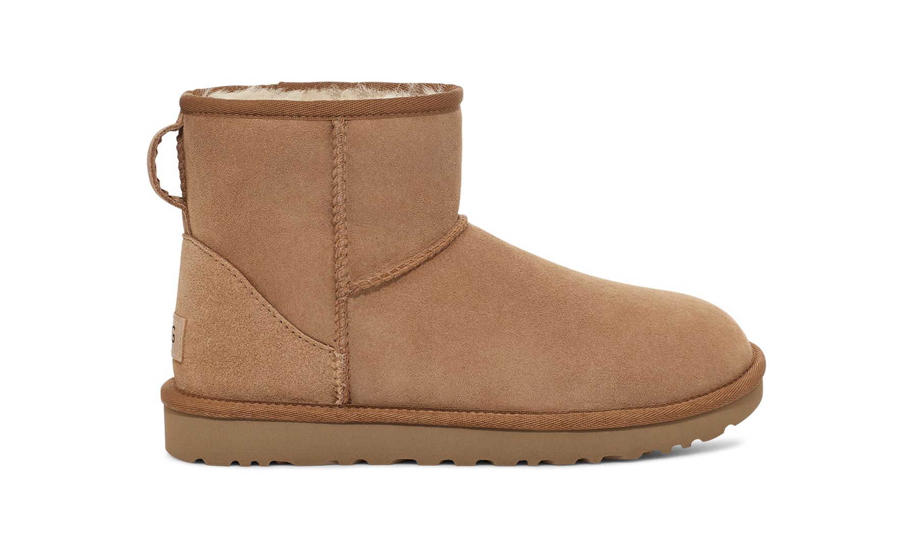 UGG Women's Classic Mini Regenerate Twinface Classic Boots in Chestnut, Size 12 | UGG (US)