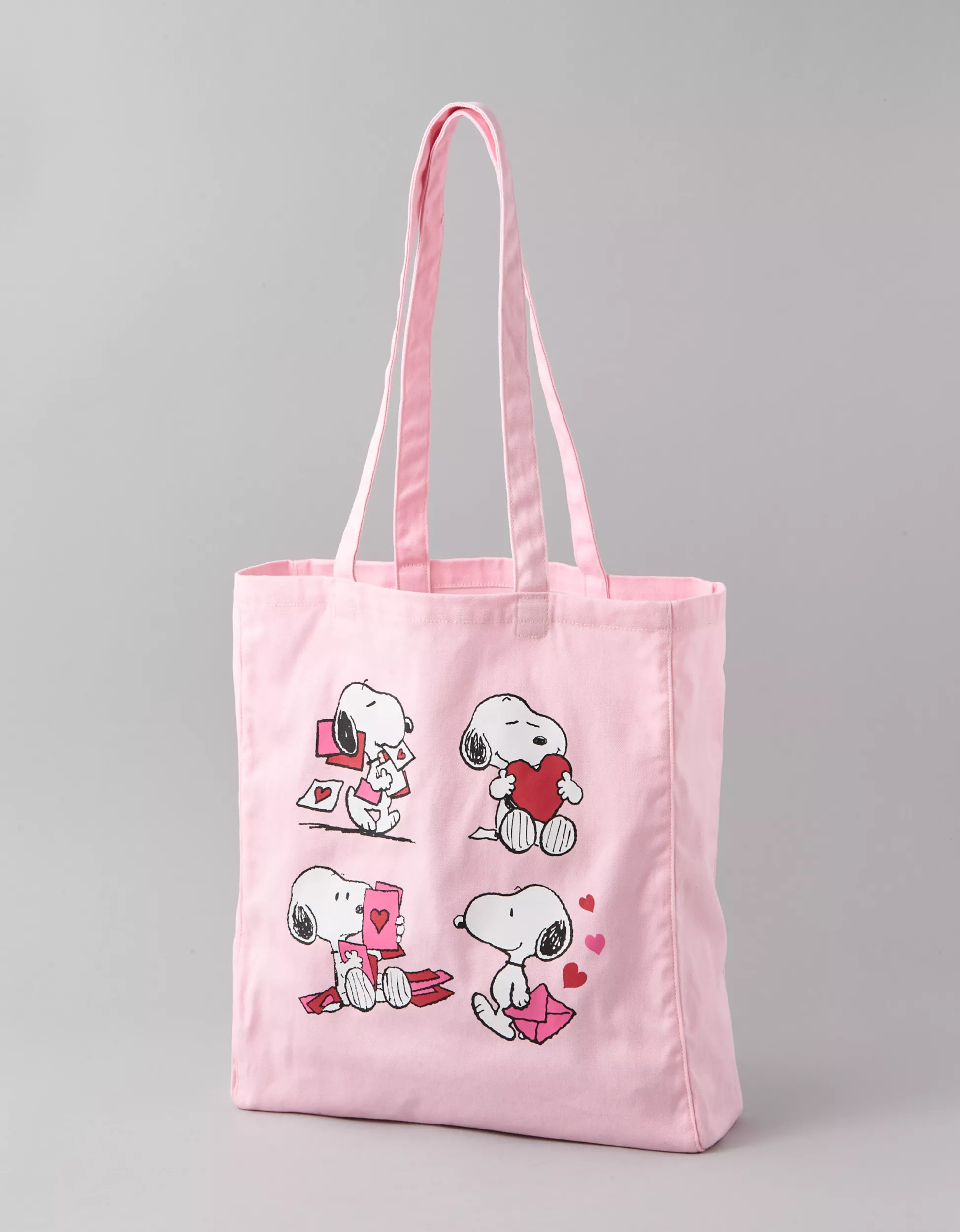 AE Peanuts Valentine Tote Bag | American Eagle Outfitters (US & CA)