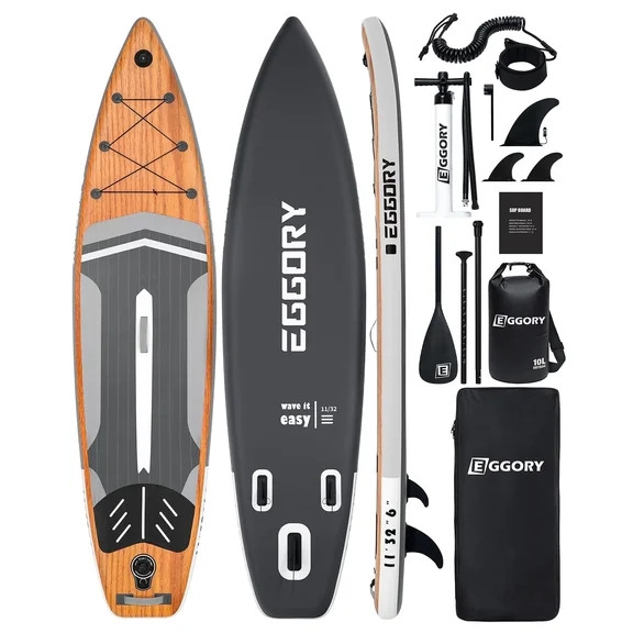 EGGORY Inflatable Stand Up Paddle Boards 11'x32"x6"with Premium SUP Paddle Board Accessories, Wid... | Walmart (US)