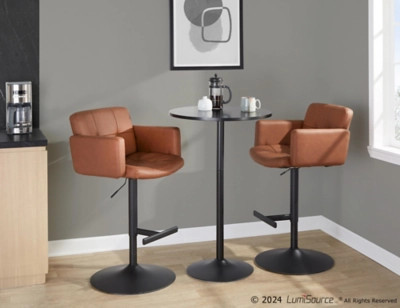 LumiSource Stout Bar Stool, Camel | Ashley