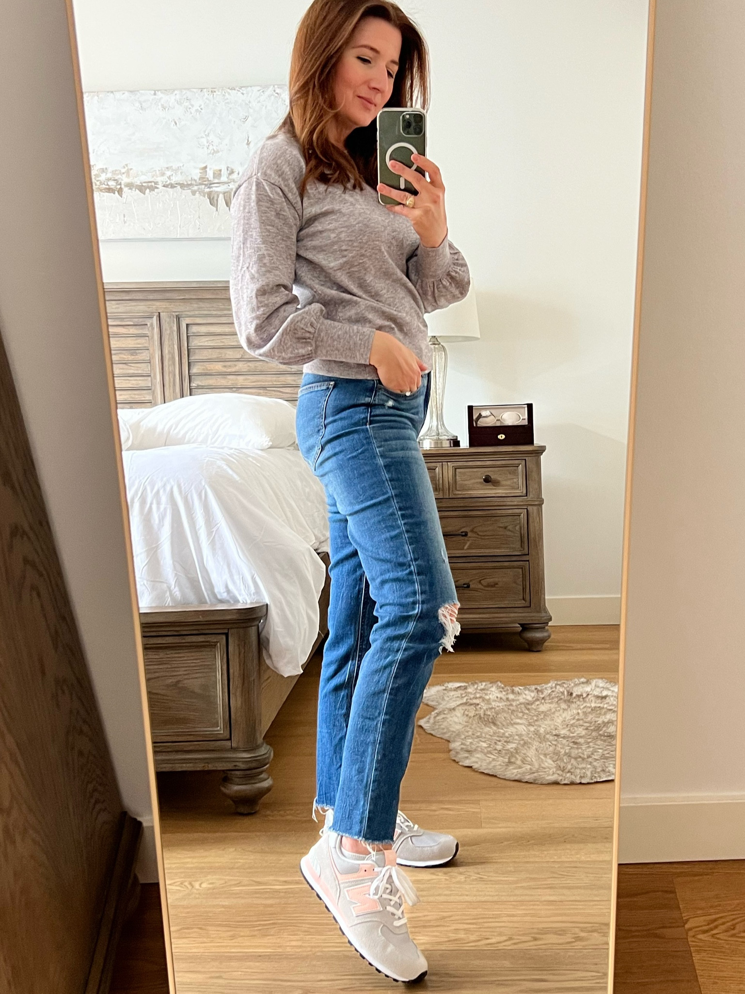 New sneakers! Pro tip: If they aren’t available in women’s, you can order men’s. Just size down 1.5 from your women’s shoe size. 

#newbalance #sneakers #shoes #tennisshoes #newbalance527 #womensshoes 

#LTKshoecrush #LTKstyletip #LTKFind