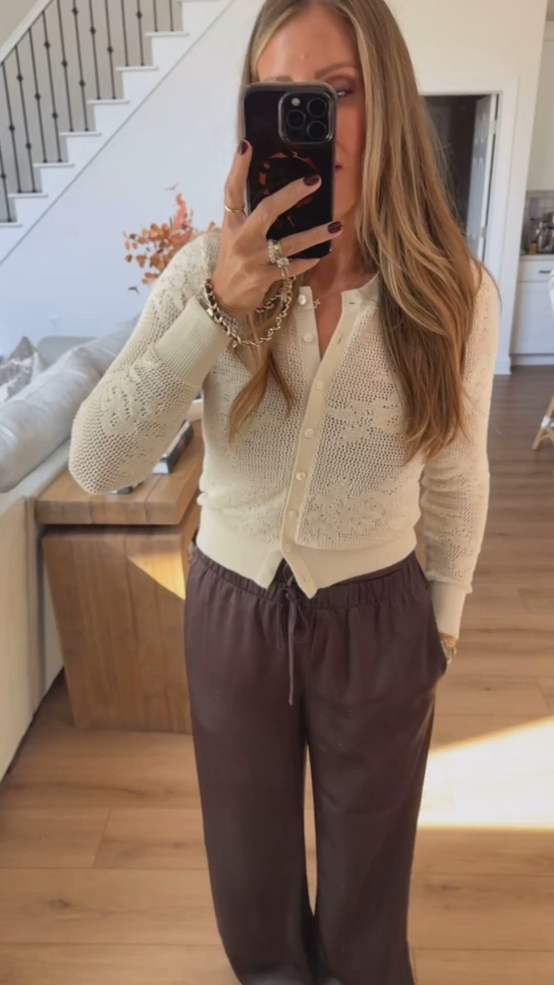 New way to wear this cardigan for fall the satin pants, chic style, brown for fall, fall outfit, dinner outfit, themominstylee

#LTKMidsize #LTKootd #LTKStyleTip
