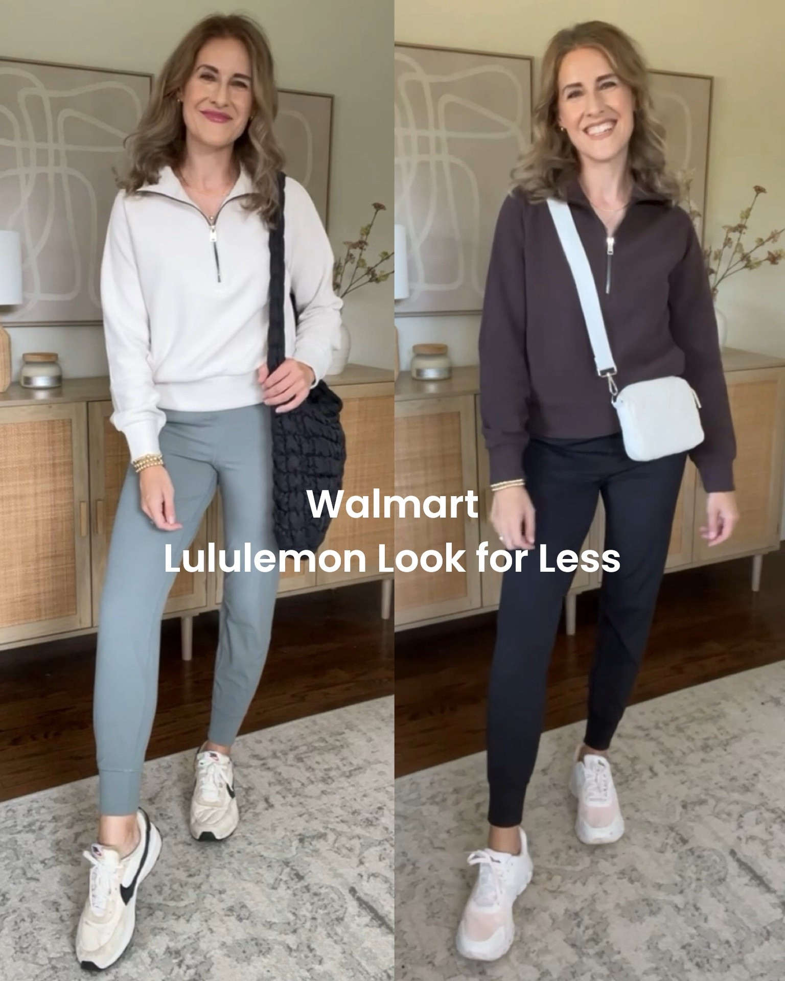 Walmart or Lululemon? You’d never guess with this quarter zip pullover and these joggers! I’m wearing my usual size small in each. #walmartfashion #walmartfinds 

#LTKStyleTip #LTKFindsUnder50 #LTKFindsUnder100