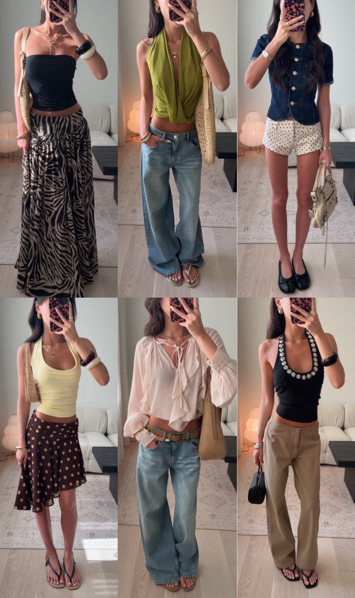 size ref: xxs/xs in most items, blue jeans are size 0 and tan ones are 22!

#LTKootd