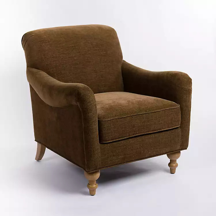 Chocolate Brown English Armchair | Kirkland's Home