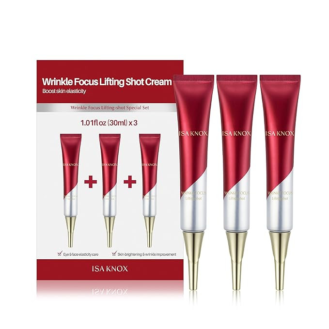 ISA KNOX Wrinkle Focus Shot - Eye Wrinkle Cream Set. Powerful Moisturizer for Fine Lines, Elastic... | Amazon (US)