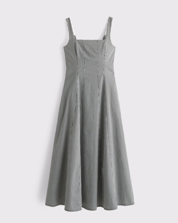 Women's The A&F Mila Stretch Midi Dress | Women's Dresses & Jumpsuits | Abercrombie.com | Abercrombie & Fitch (US)