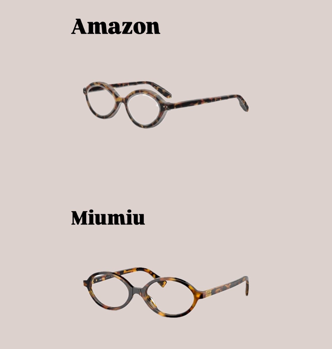 These look identical! 
Trending 
Miumiu sunglasses

#LTKsummer #LTKsale